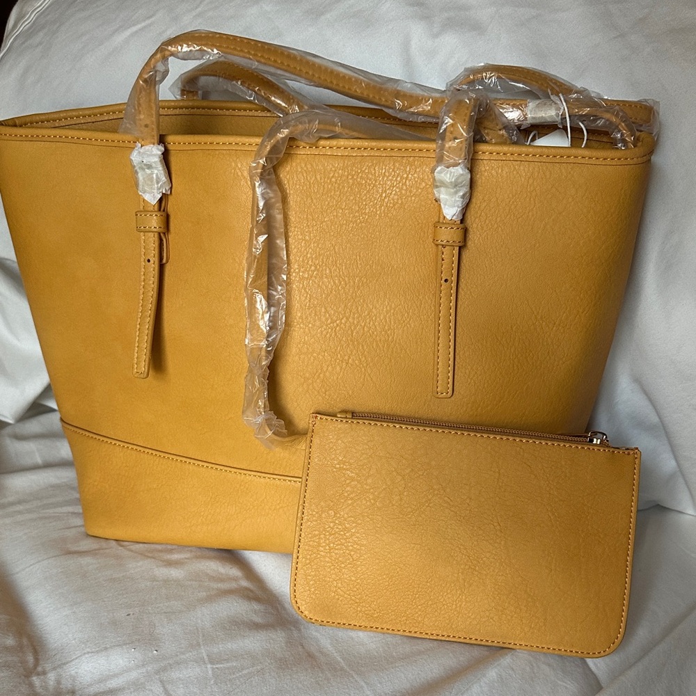 Urban Expressions Mustard Tote Bag